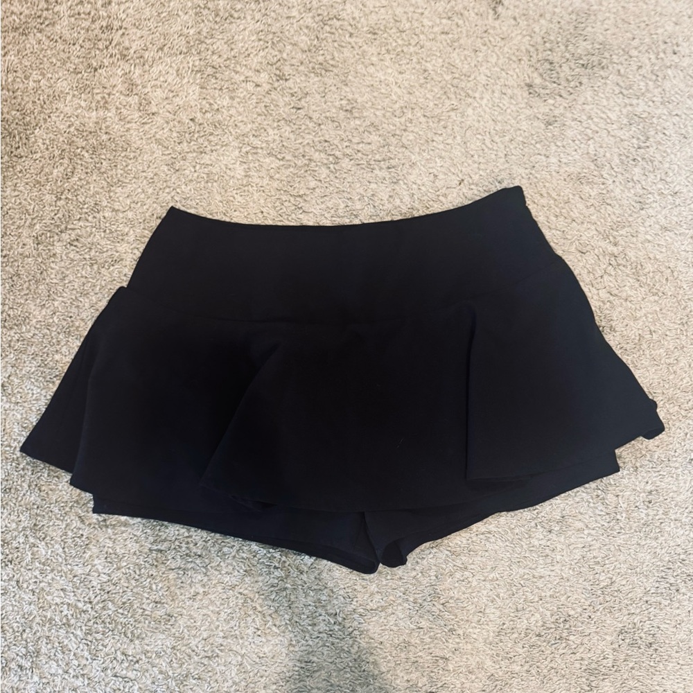 Forever 21 Black Layered Skorts